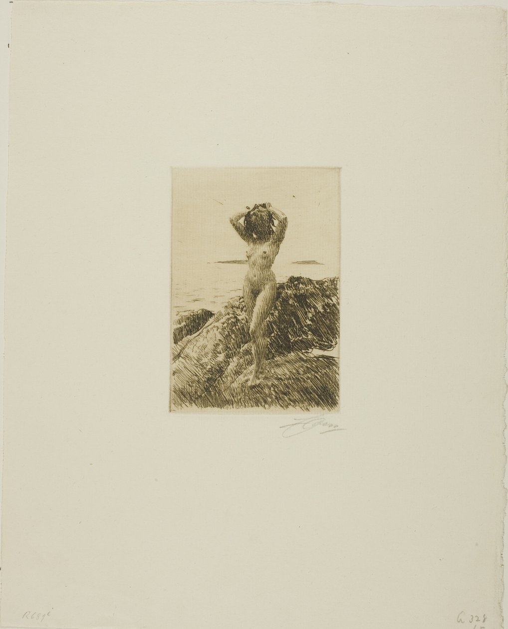 Zeewierkrans door Anders Leonard Zorn