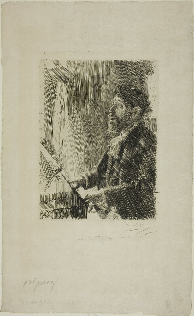 J.B. Faure door Anders Leonard Zorn