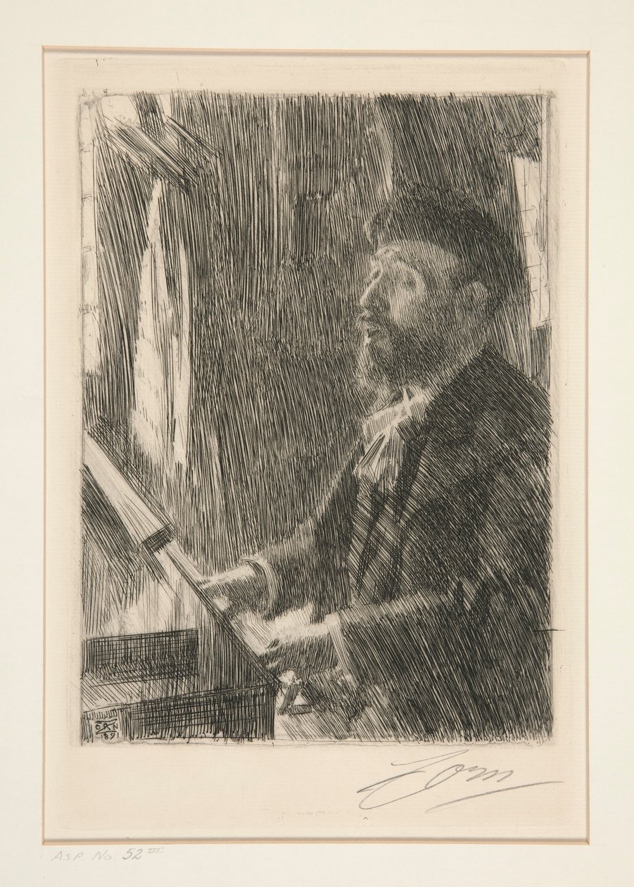 J. B. Faure door Anders Leonard Zorn