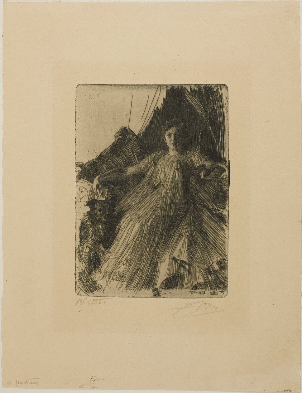 Maud Cassel (Mevrouw Ashley) door Anders Leonard Zorn