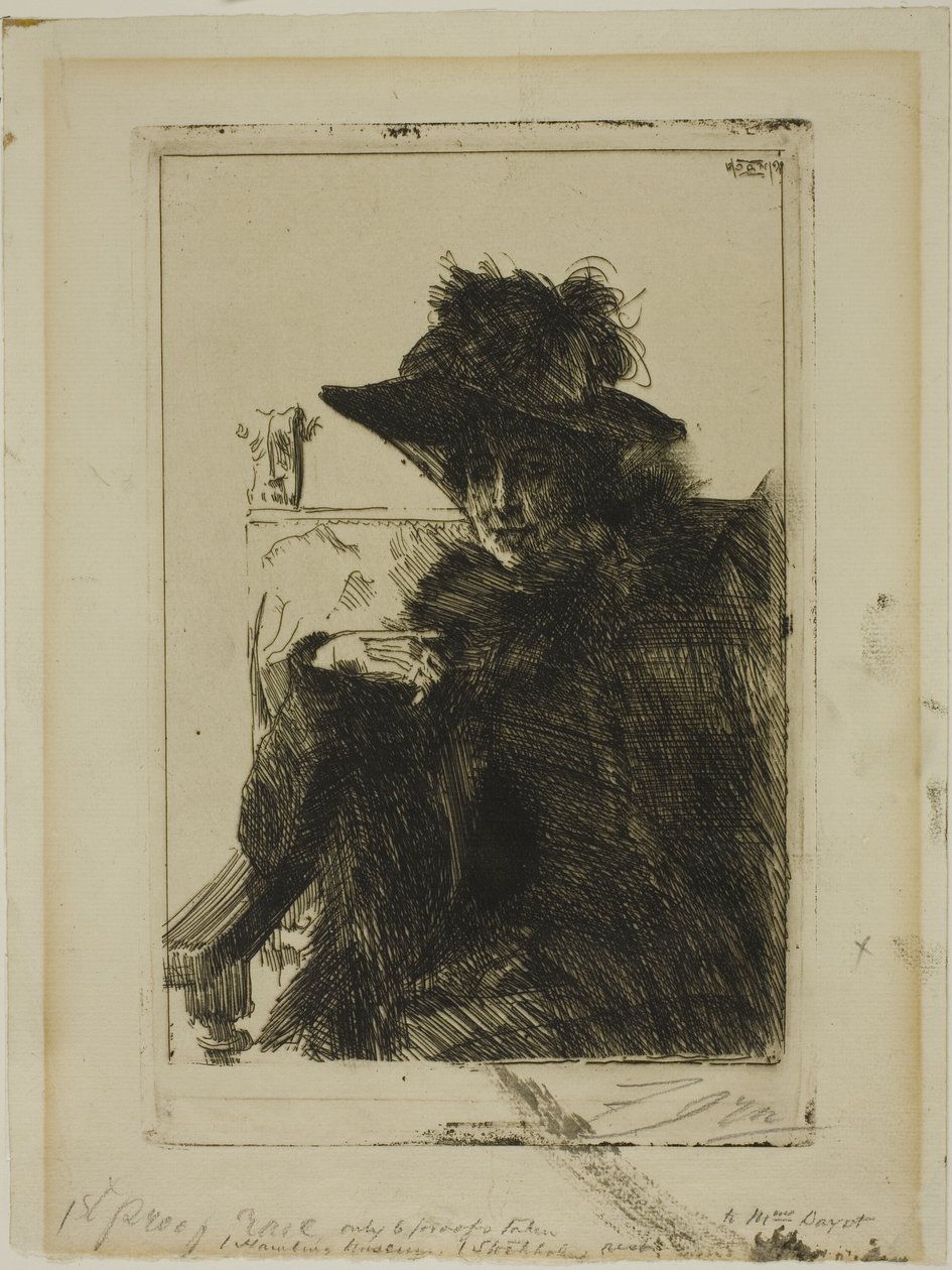 Mevrouw Armand Dayot door Anders Leonard Zorn