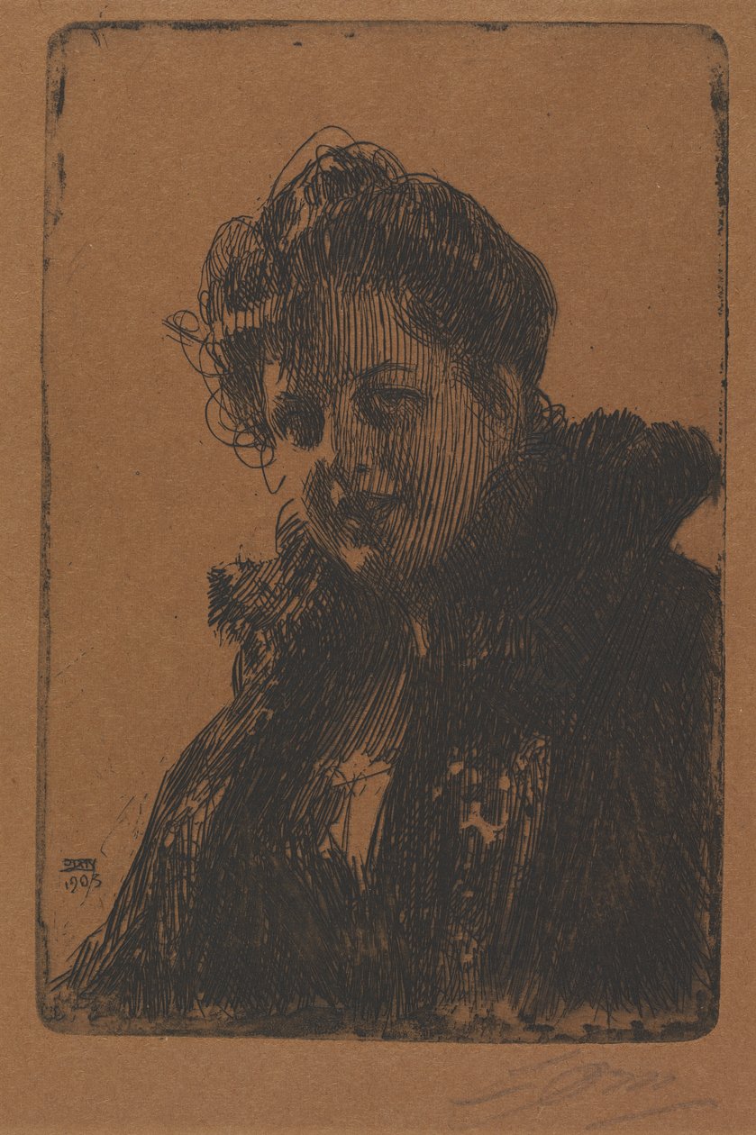 Mevr. Granberg door Anders Leonard Zorn
