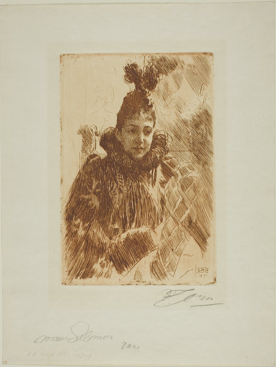 Mevrouw Salomon door Anders Leonard Zorn