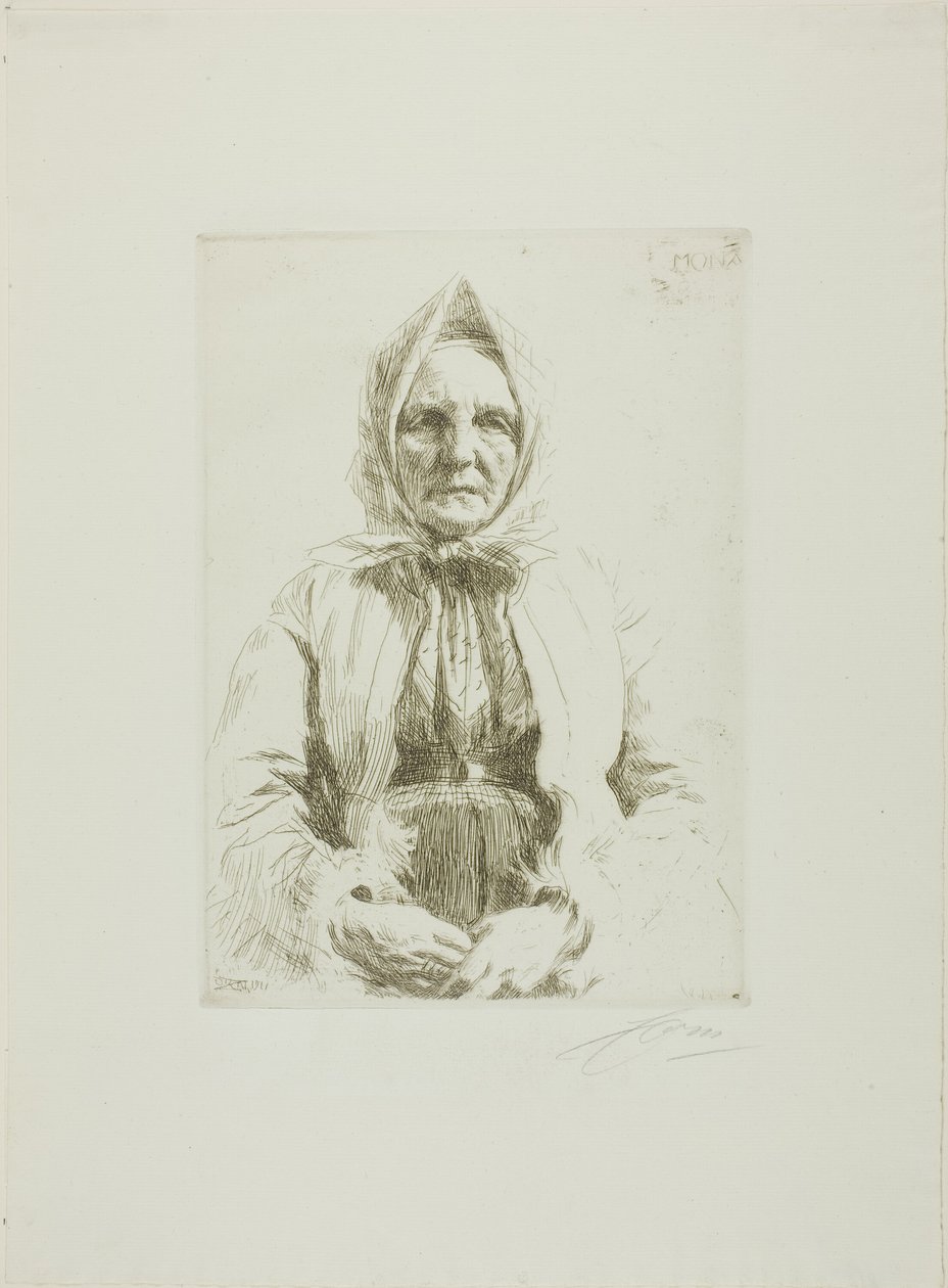 Mona door Anders Leonard Zorn