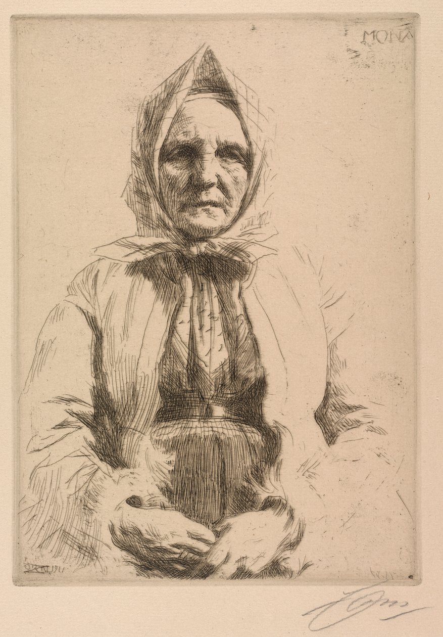 Mona door Anders Leonard Zorn
