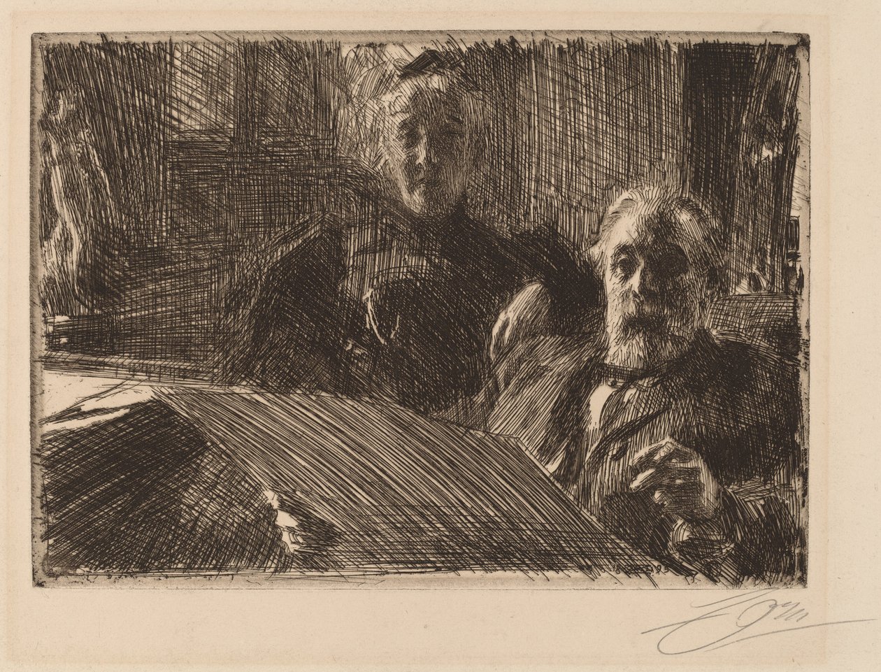 De heer en mevrouw Furstenburg door Anders Leonard Zorn