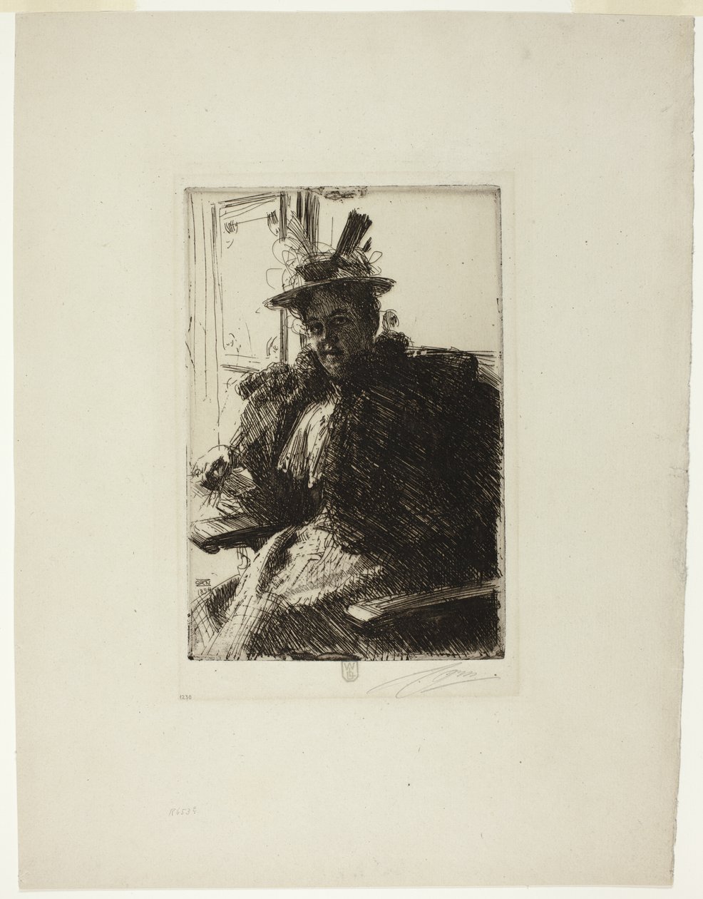 Mevrouw Armour door Anders Leonard Zorn