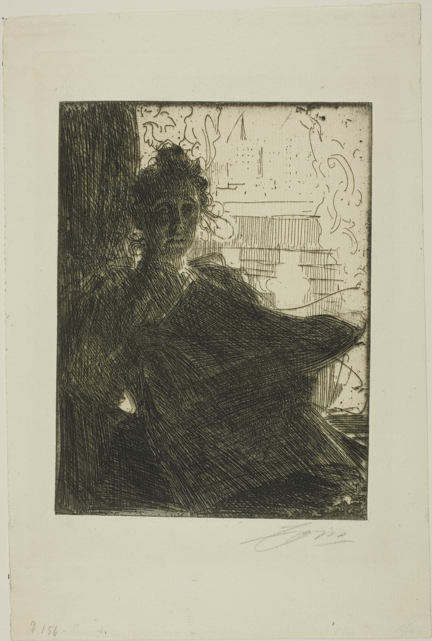 Mevrouw Emma Zorn door Anders Leonard Zorn