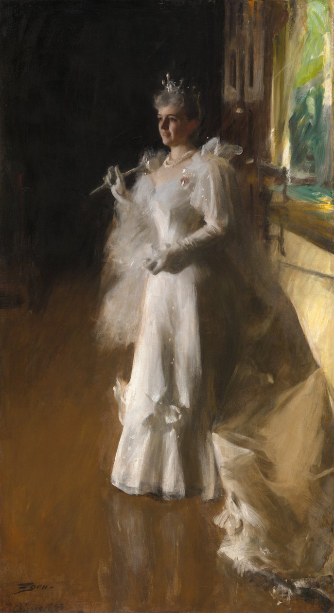 Mrs Potter Palmer door Anders Zorn