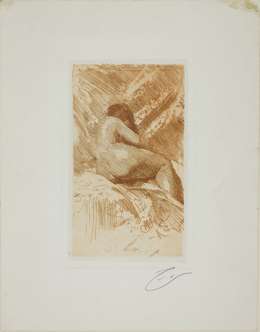 Naaktstudie door Anders Leonard Zorn