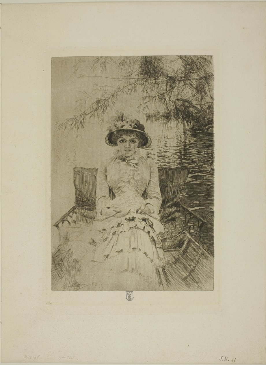 Op de Theems door Anders Leonard Zorn