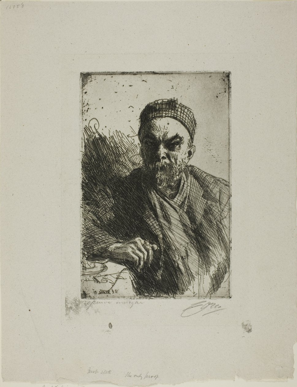 Paul Verlaine II door Anders Leonard Zorn