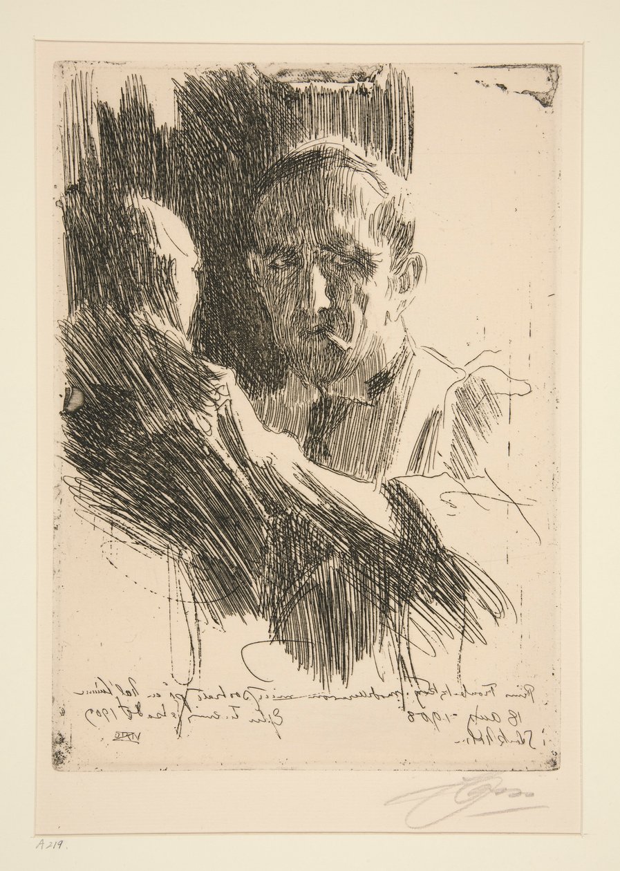 Prins Paul Toubetskoy II door Anders Leonard Zorn
