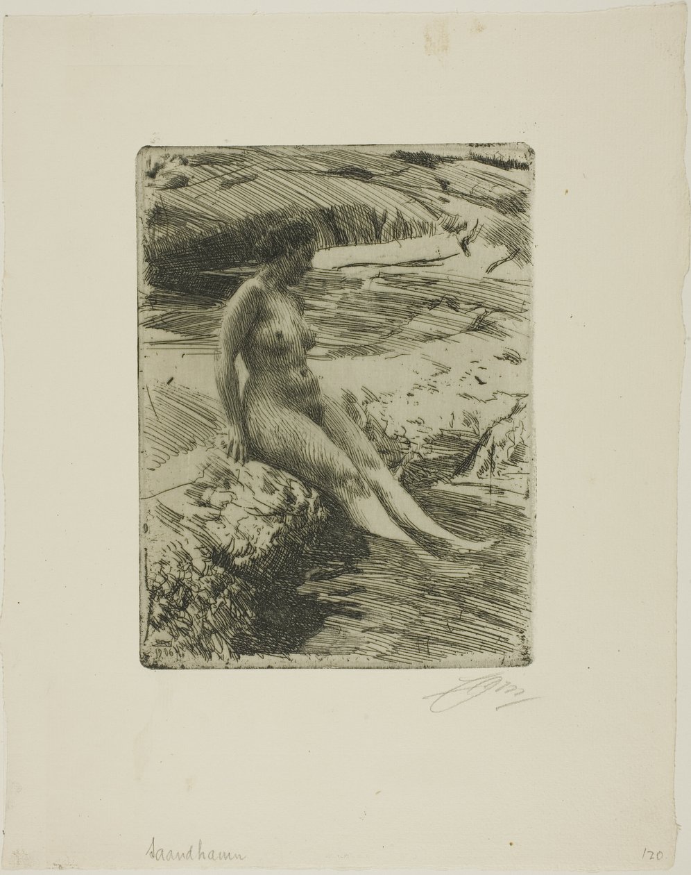 Sandhamn door Anders Leonard Zorn