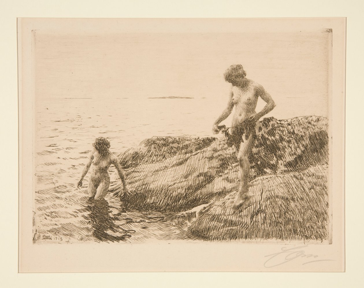 Zeewaartse Scheren door Anders Leonard Zorn