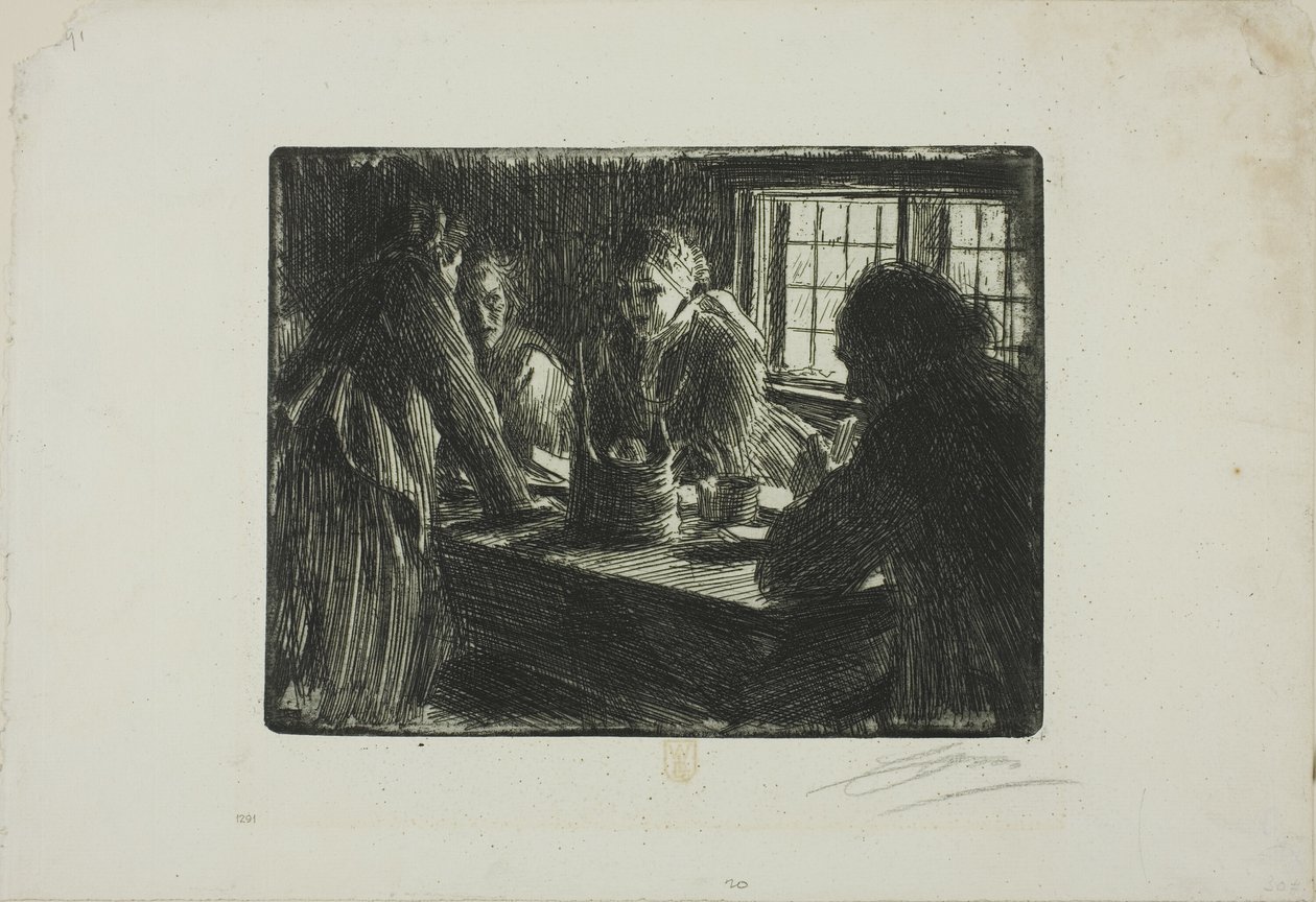 De bruidsmeid door Anders Zorn