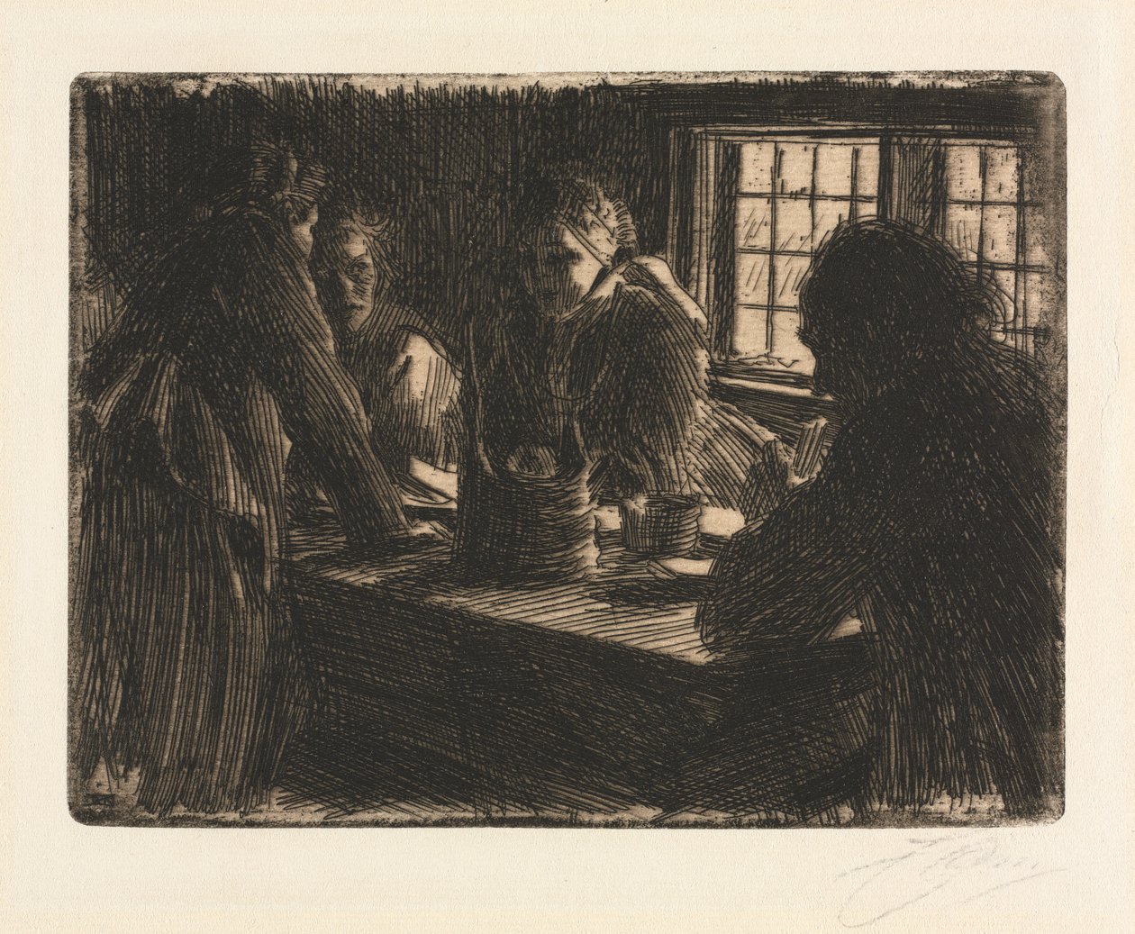 De bruidsmeisje door Anders Leonard Zorn
