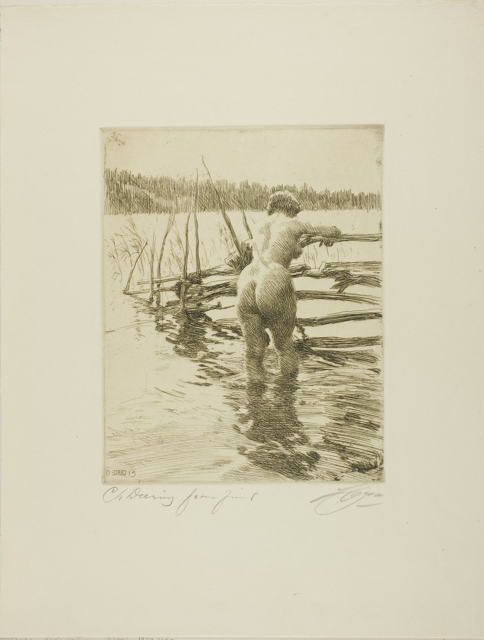 Het Hek door Anders Leonard Zorn
