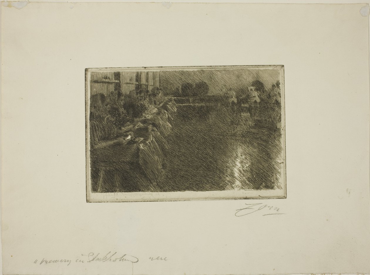 De Grote Brouwerij door Anders Leonard Zorn