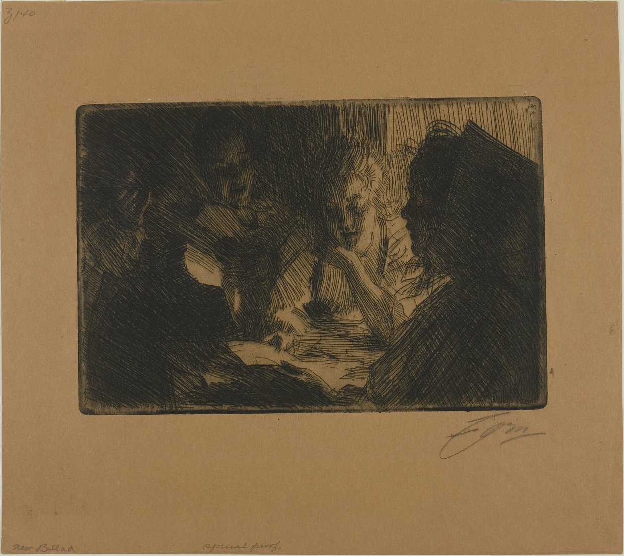 De Nieuwe Ballade door Anders Leonard Zorn