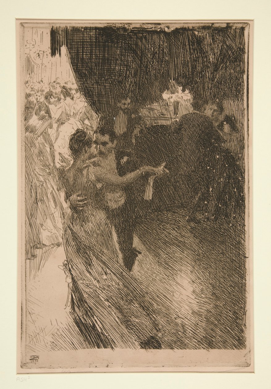 De wals door Anders Leonard Zorn