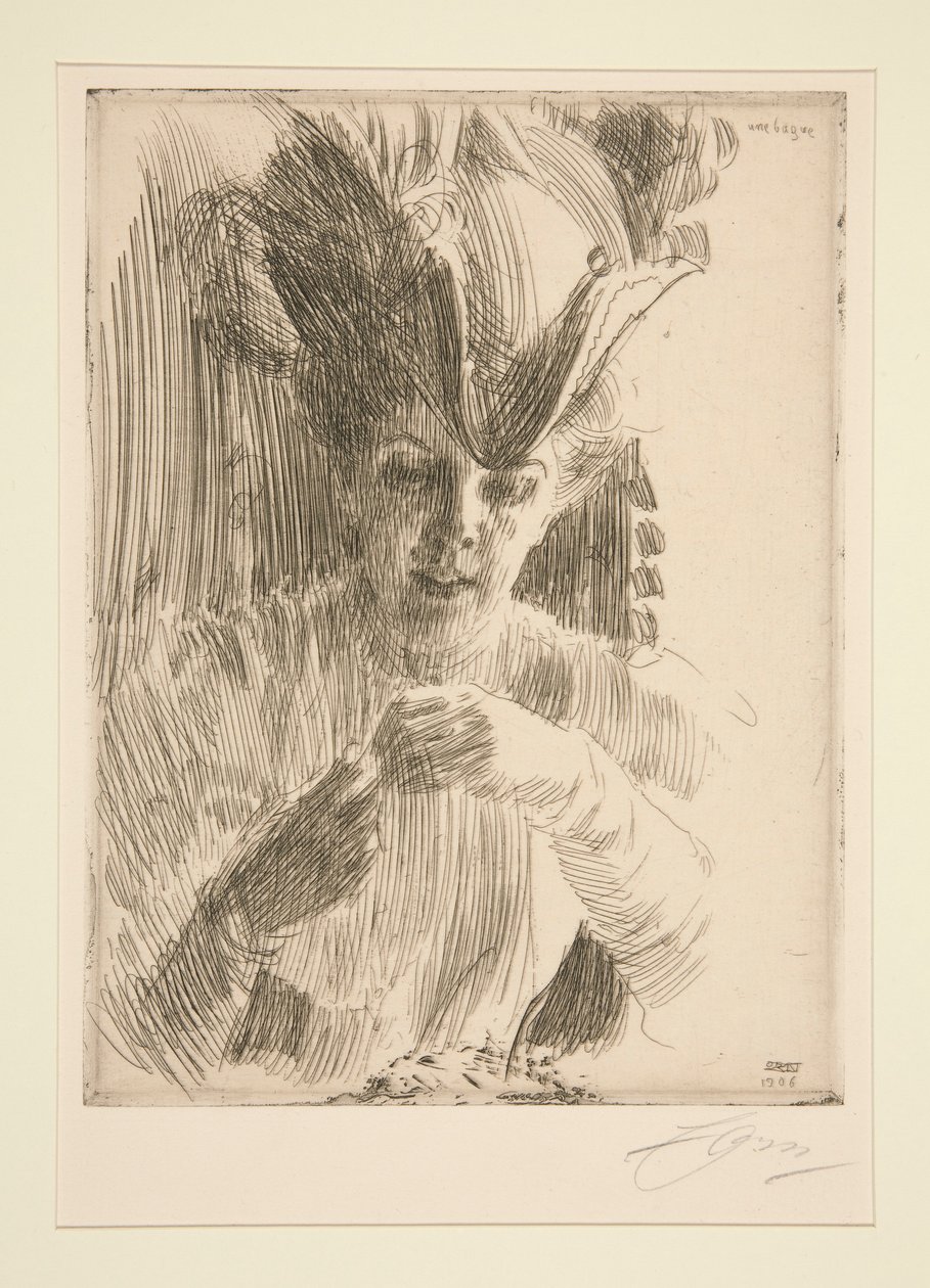 Een Ring (Mevr. Wentzel Hagelslam) door Anders Leonard Zorn