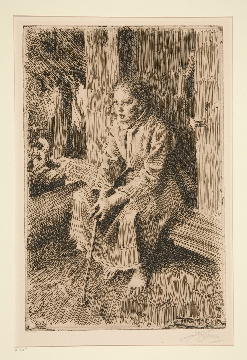 Valkulla door Anders Leonard Zorn