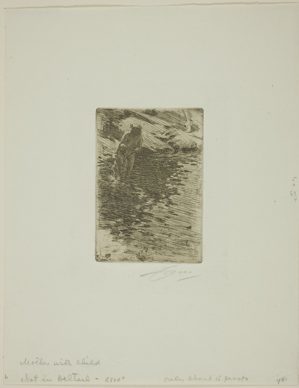 Met haar kind door Anders Leonard Zorn
