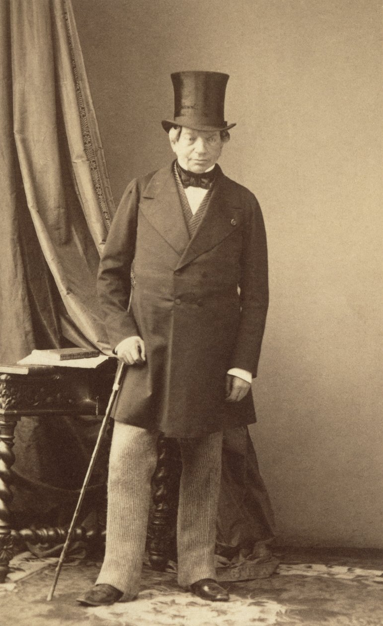 Baron James Rothschild (1792-1868) door Andre Adolphe Eugene Disderi