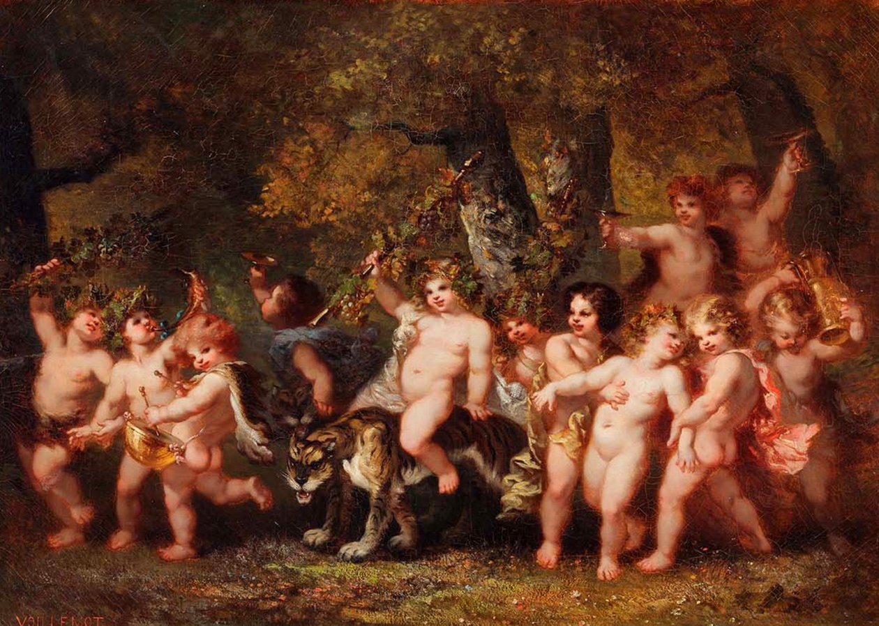 De kindertijd van Bacchus door André Charles Voillemot
