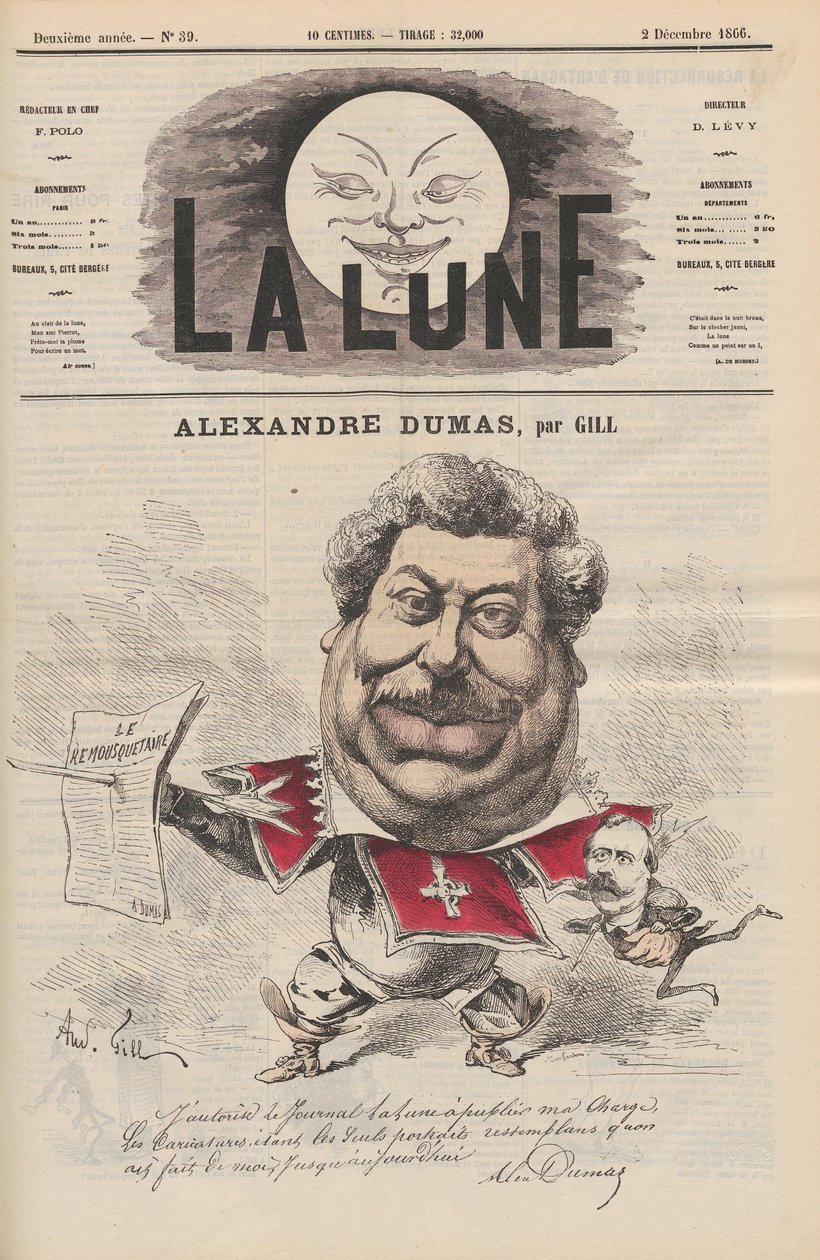 Gill - Dumas Père door Andre Gill
