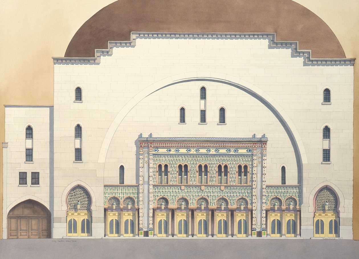 City Center Theater, New York door Andras Kaldor
