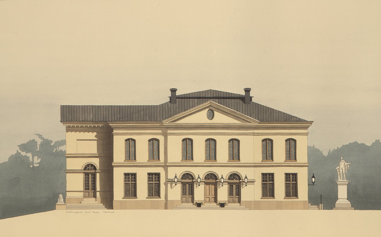 Hoofdtheater, Drottningholm, Stockholm, Zweden door Andras Kaldor