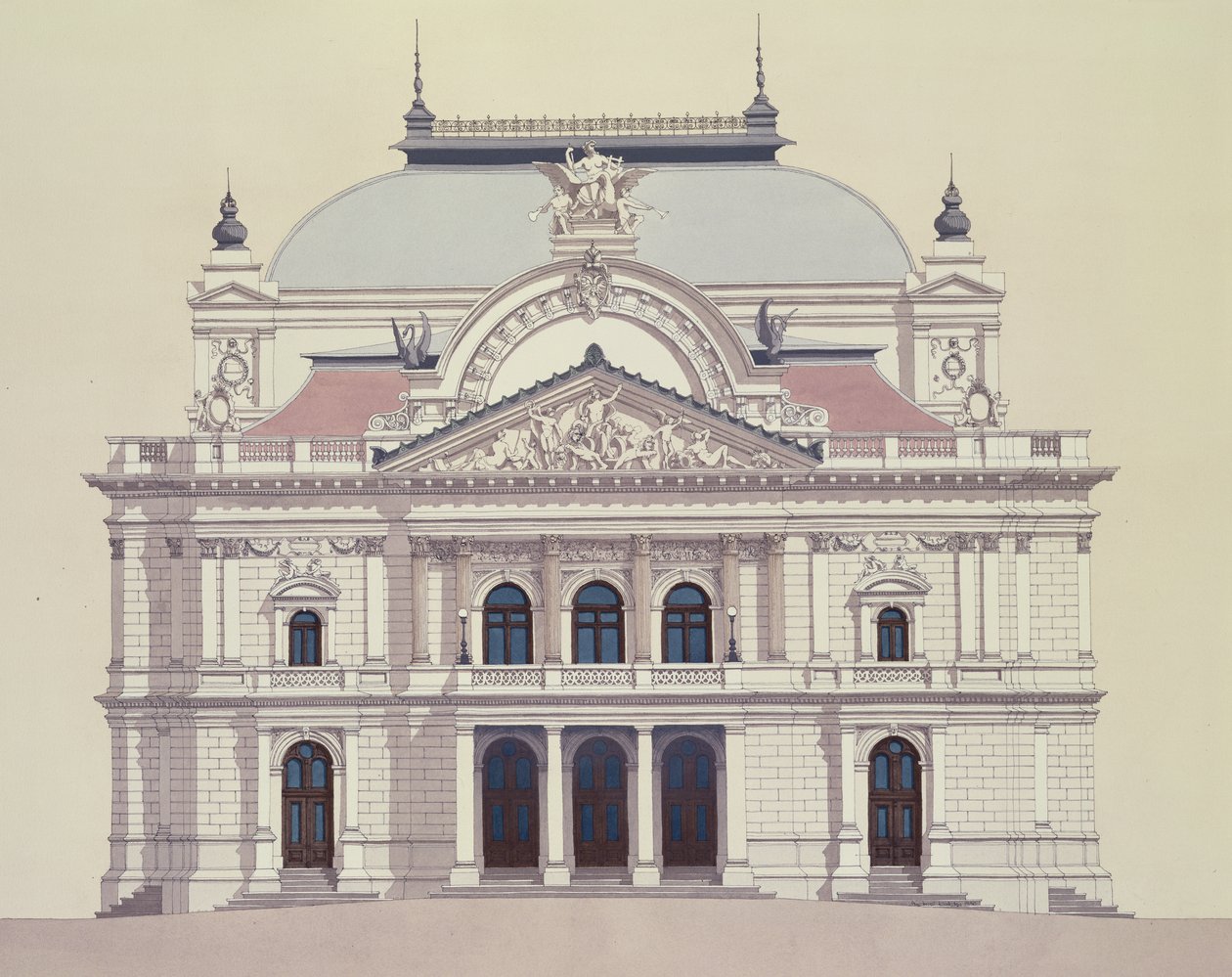 Mahen Theater, Operagebouw Janacek door Andras Kaldor