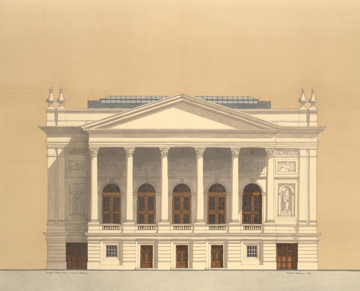 Royal Opera House, Covent Garden, Londen door Andras Kaldor