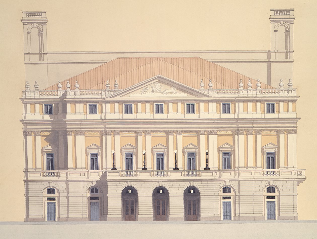 Teatro alla Scala, Milaan, Italië door Andras Kaldor