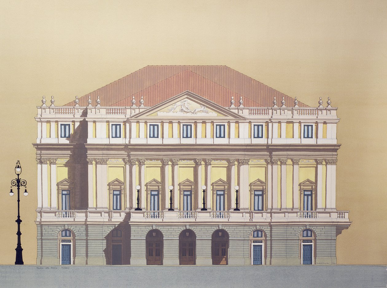 Teatro alla Scala, Milaan, Italië door Andras Kaldor