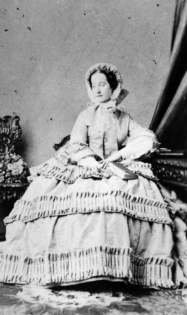 Koningin Eugénie de Montijo door Andre Adolphe Eugene Disderi