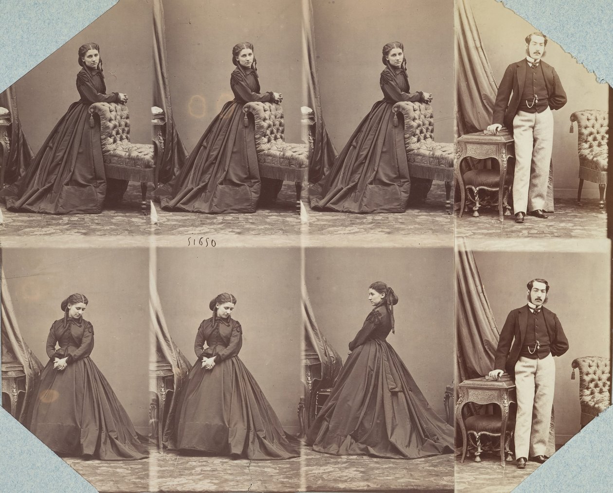 Kostuums V, 1863-67 door Andre Adolphe Eugene Disderi