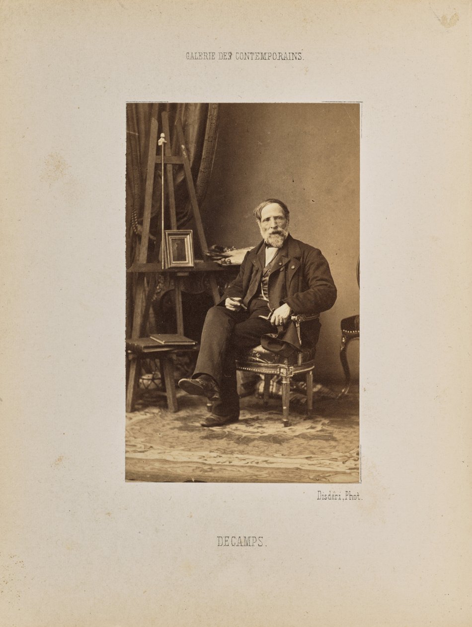Decamps door Andre Adolphe Eugene Disderi