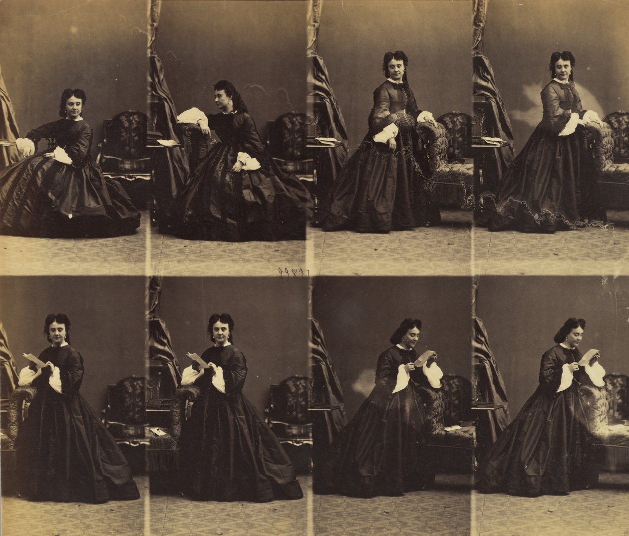 Mangin, 1861 door Andre Adolphe Eugene Disderi