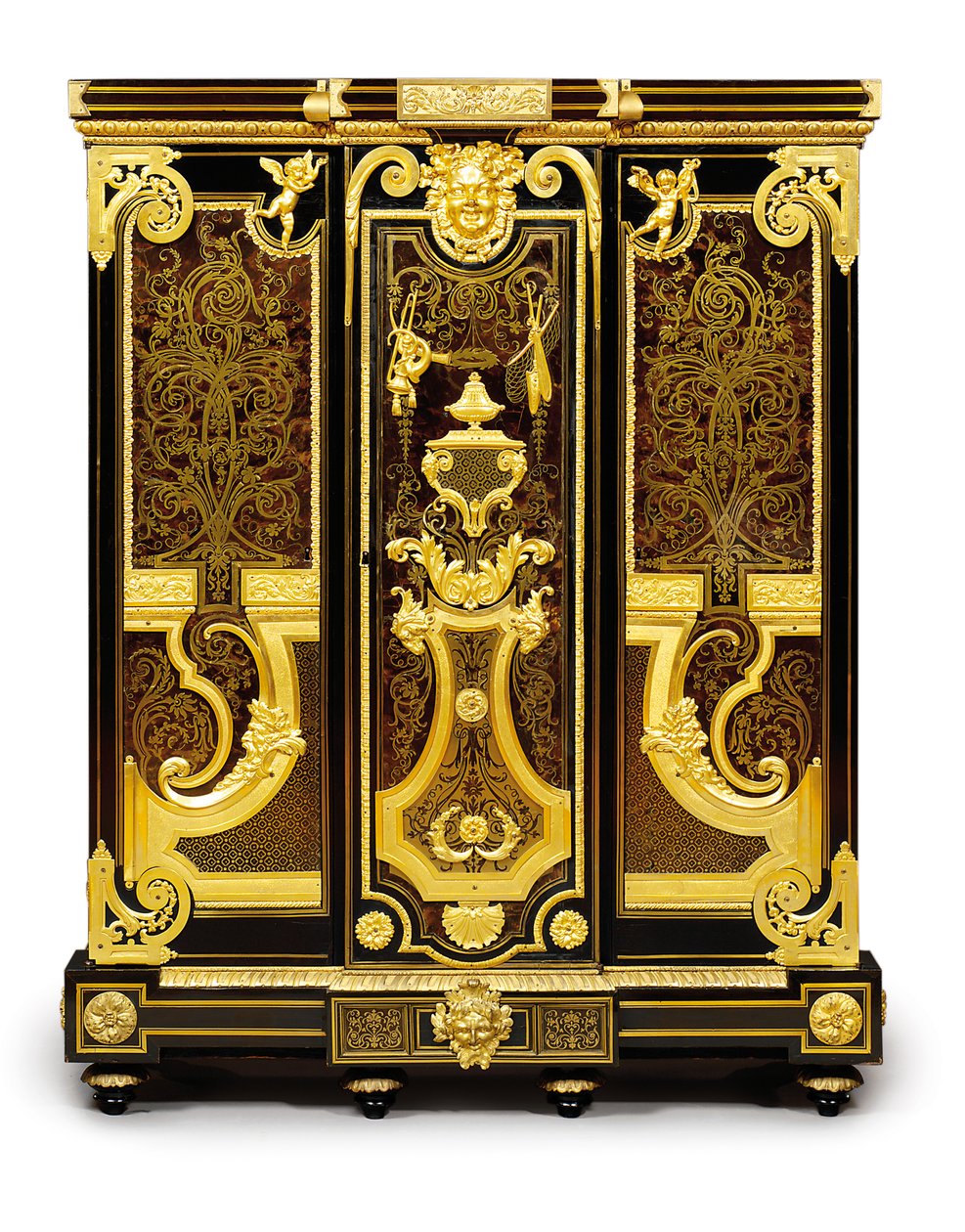 Louis XIV kleine kast, ca. 1700-10 door Andre Charles Boulle