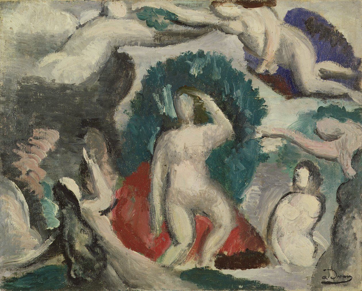 Badgasten door Andre Derain