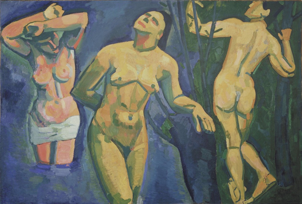 Badgasten door Andre Derain
