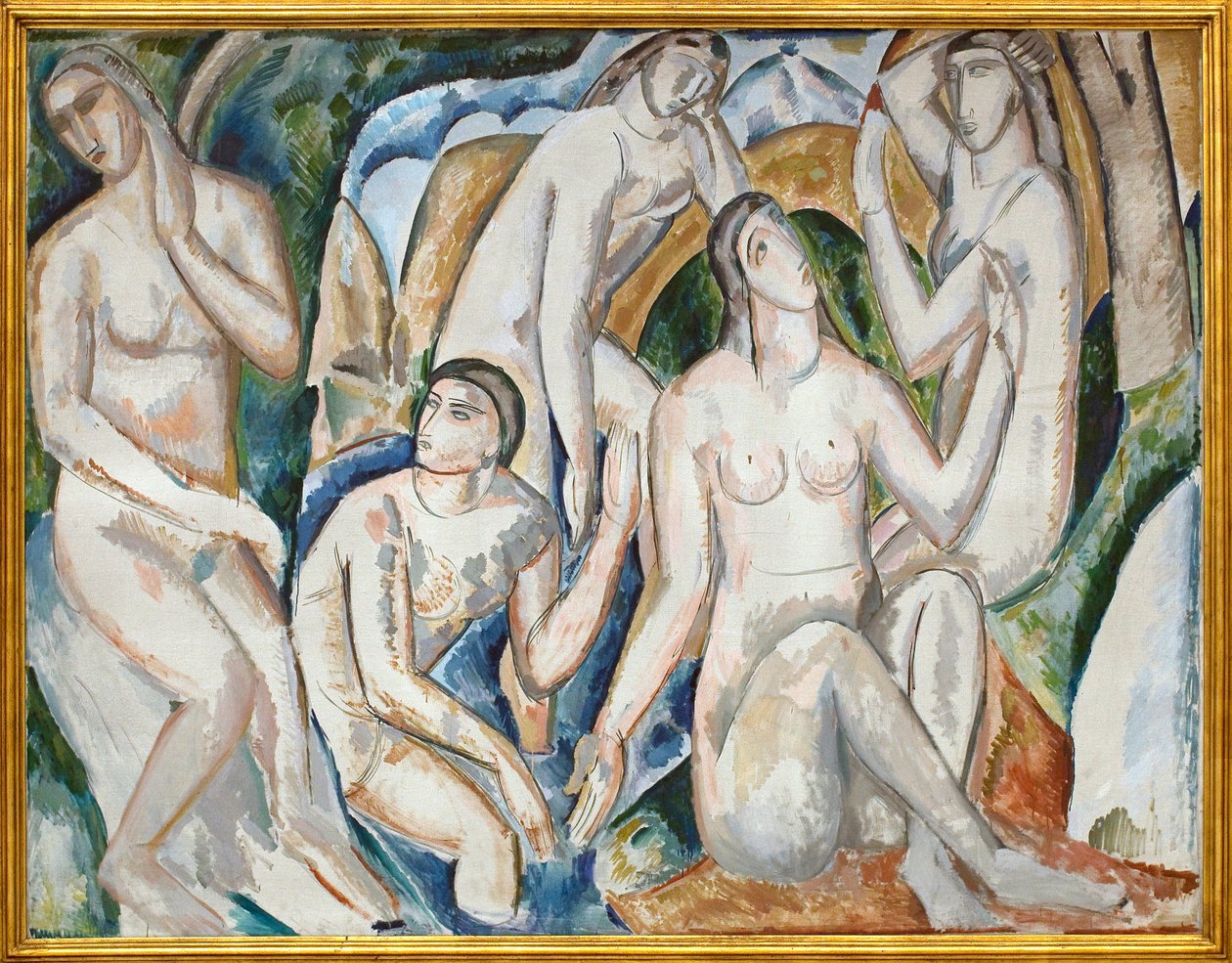 Badgasten door Andre Derain