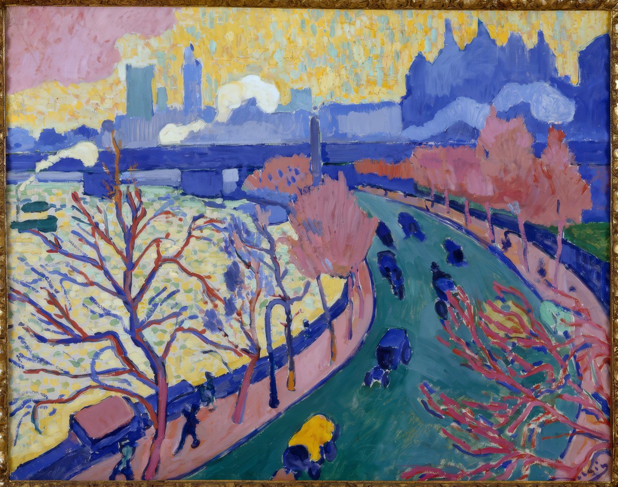 Charing Cross Bridge in Londen door Andre Derain