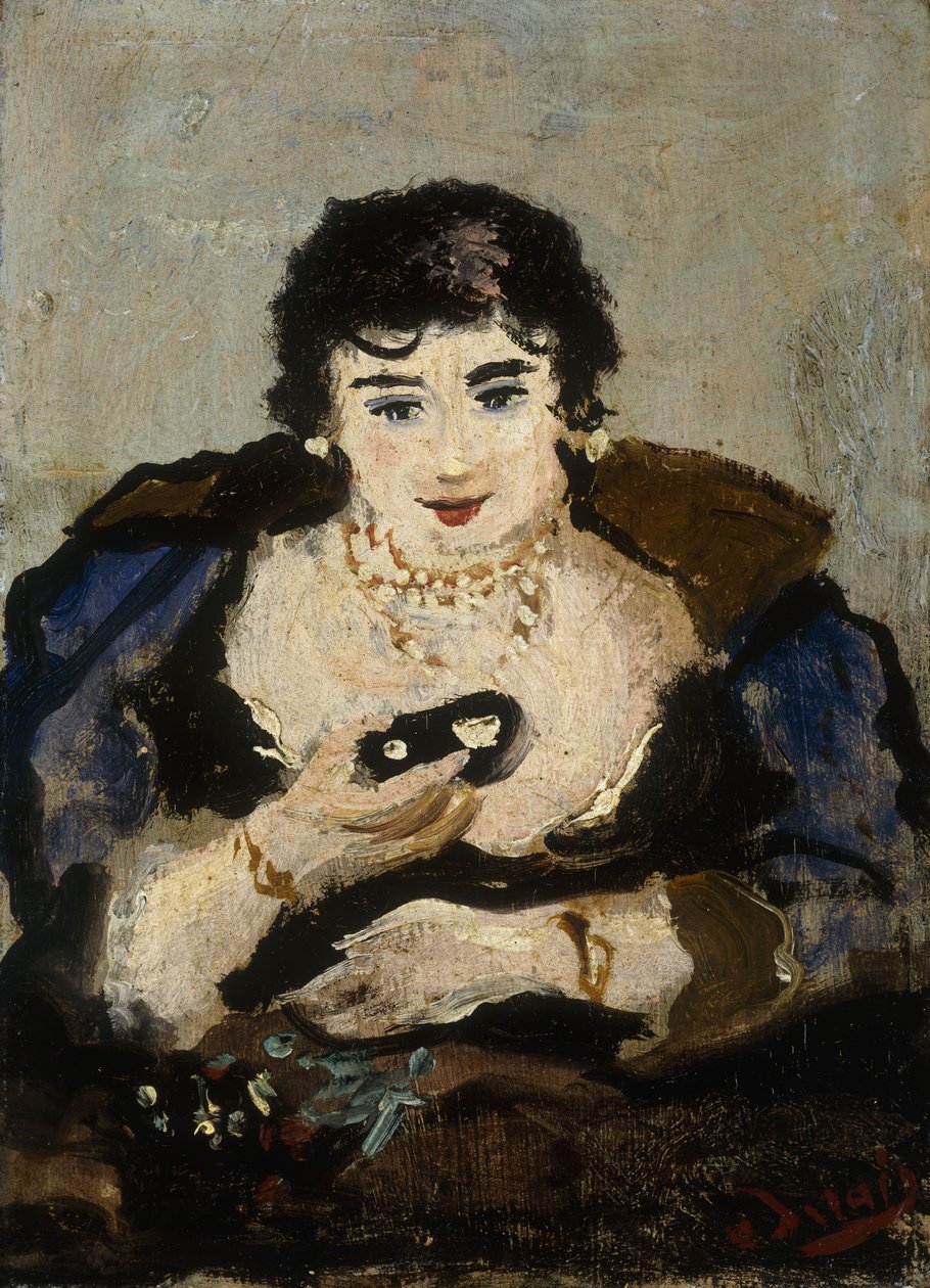 Vrouw in het theater door Andre Derain