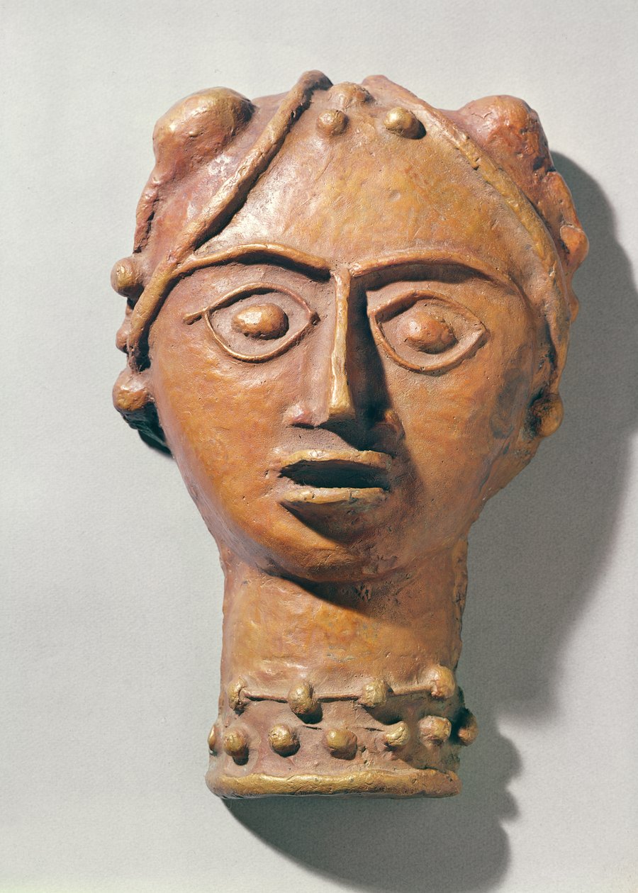 Kop van een vrouw (brons) door Andre Derain