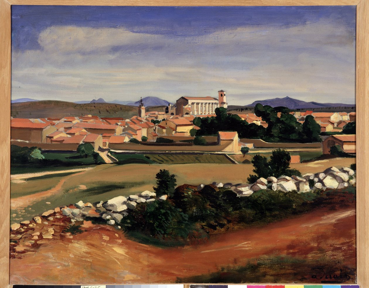 Landschap van Sint Maximin door Andre Derain