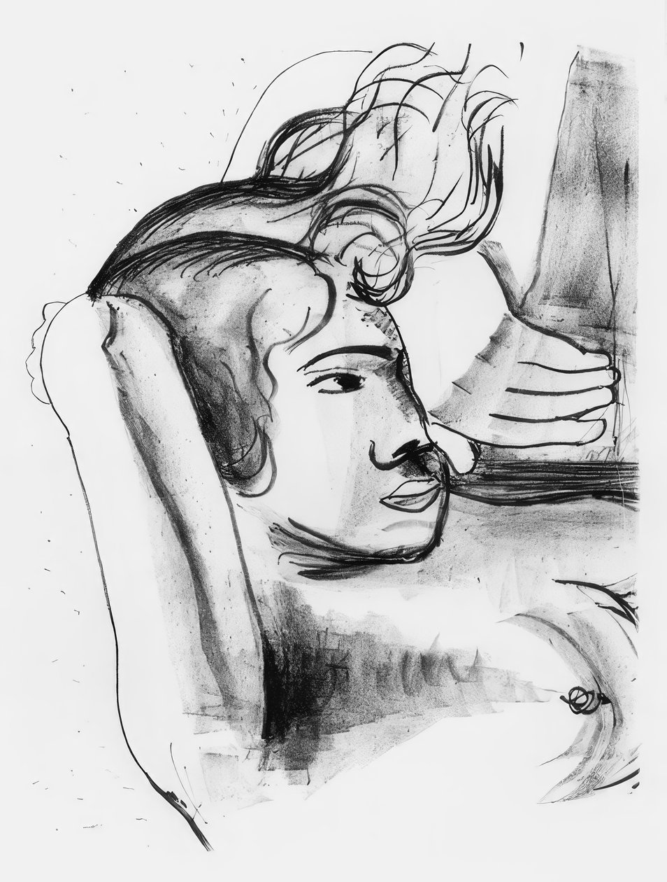 Meisjeshoofd door Andre Derain